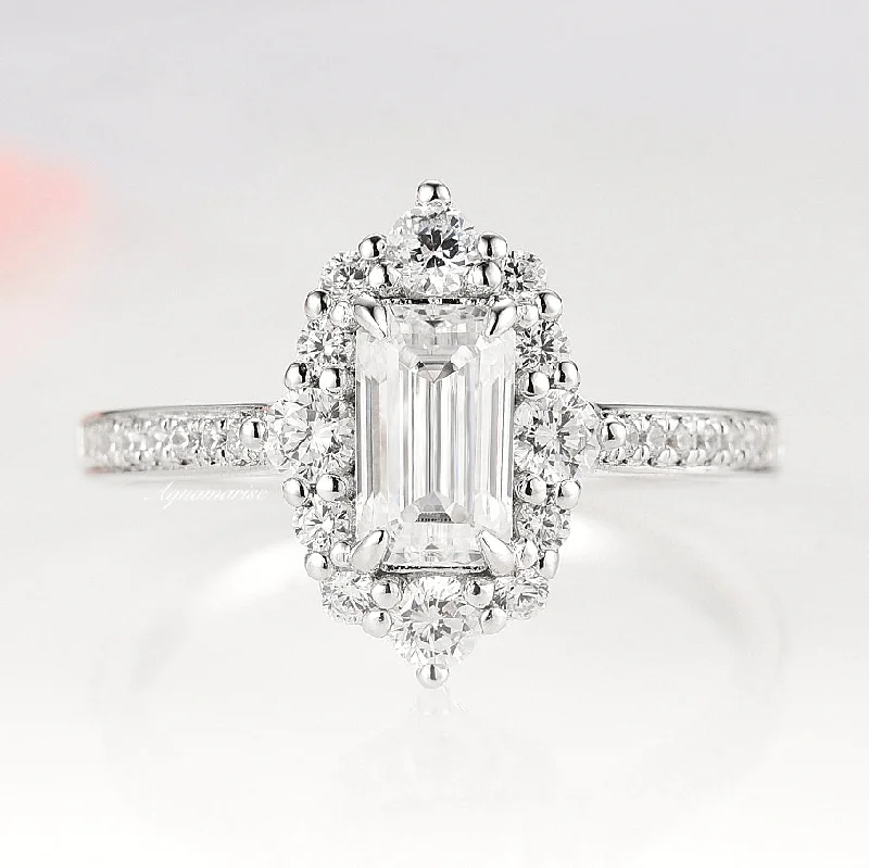 Lana Engagement Ring- 14K White Gold