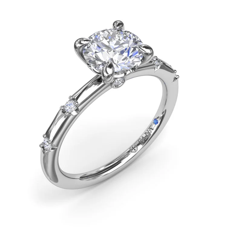 Captivating Raindrop Diamond Engagement Ring