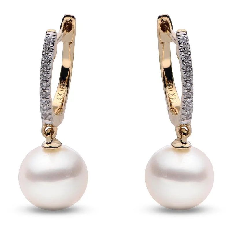 14KT Yellow Gold Freshwater Pearl Earring