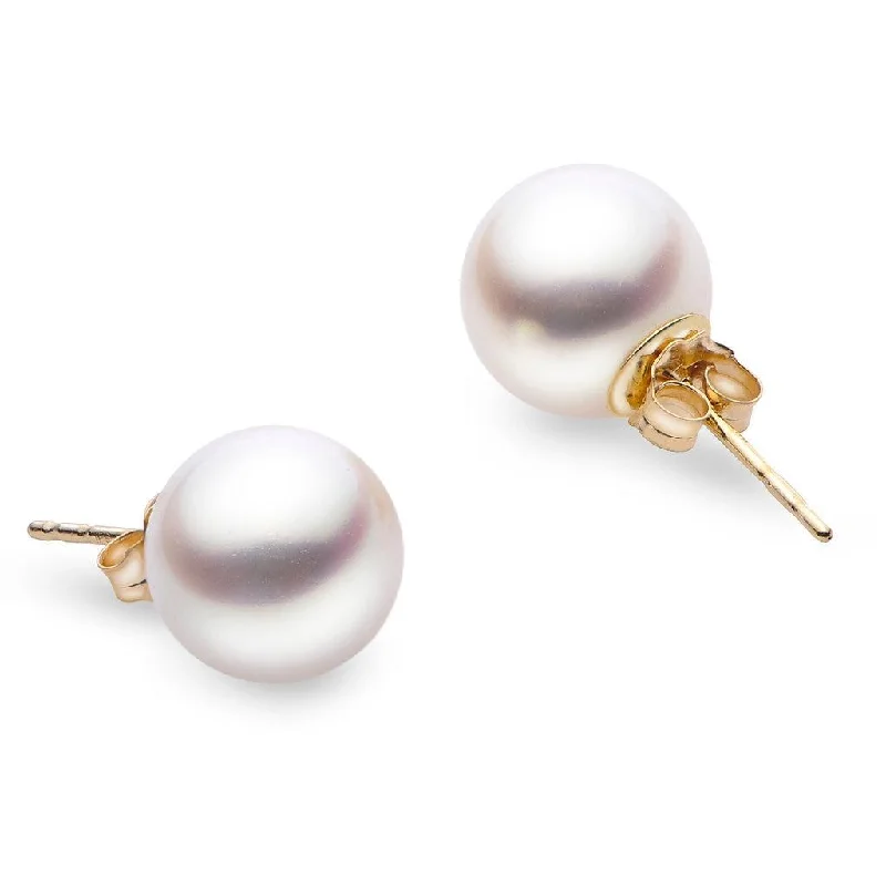 14KT Yellow Gold Freshwater Pearl Earrings