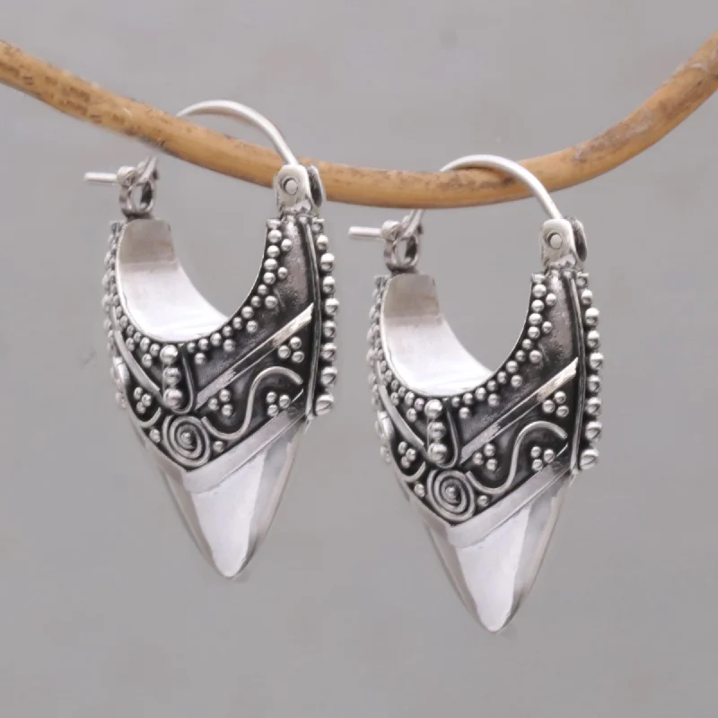 Bali Origin Hoop Earrings