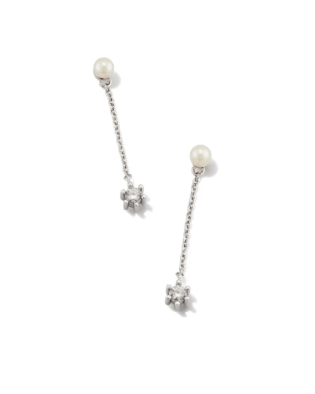 Kendra Scott Leighton Pearl Linear Earrings