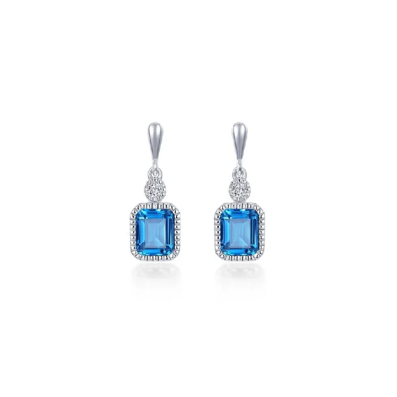 LAFONN BLUE TOPAZ EARRING