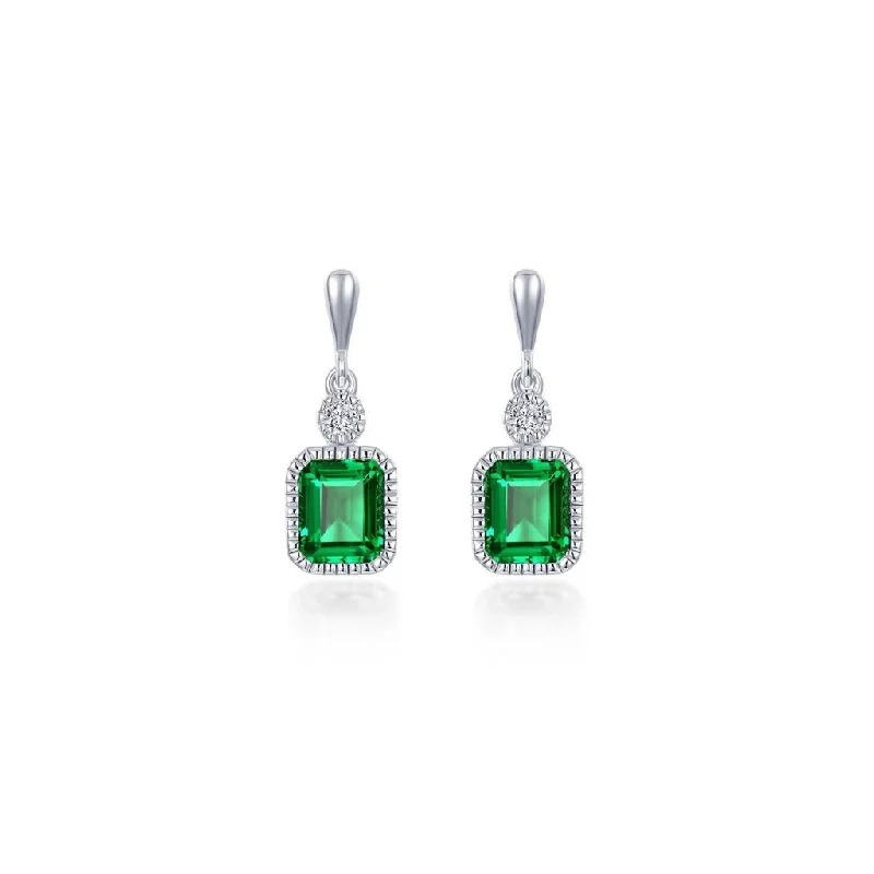 LAFONN EMERALD EARRING