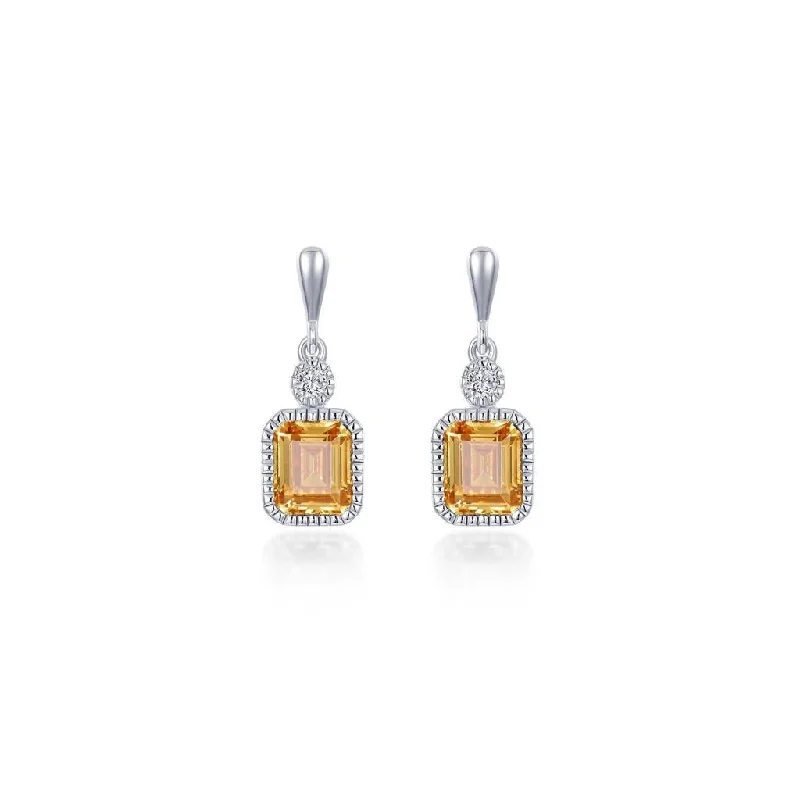 LAFONN YELLOW TOPAZ EARRING