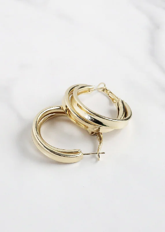 Layered Hoop Earring