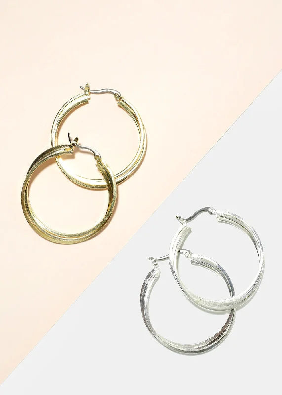 Layered Hoop Earrings