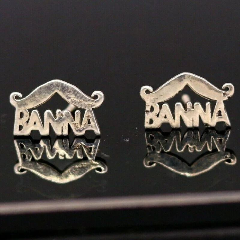 Rajasthan royals banna rajputana 925 silver stud earrings fabulous stud s134