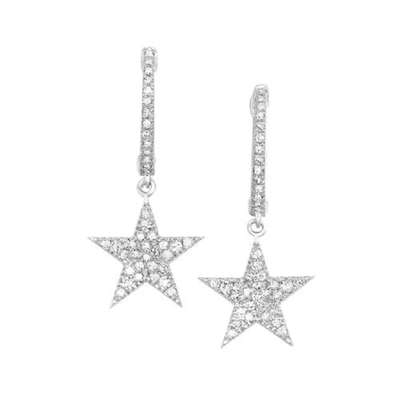 Star Diamond Earrings