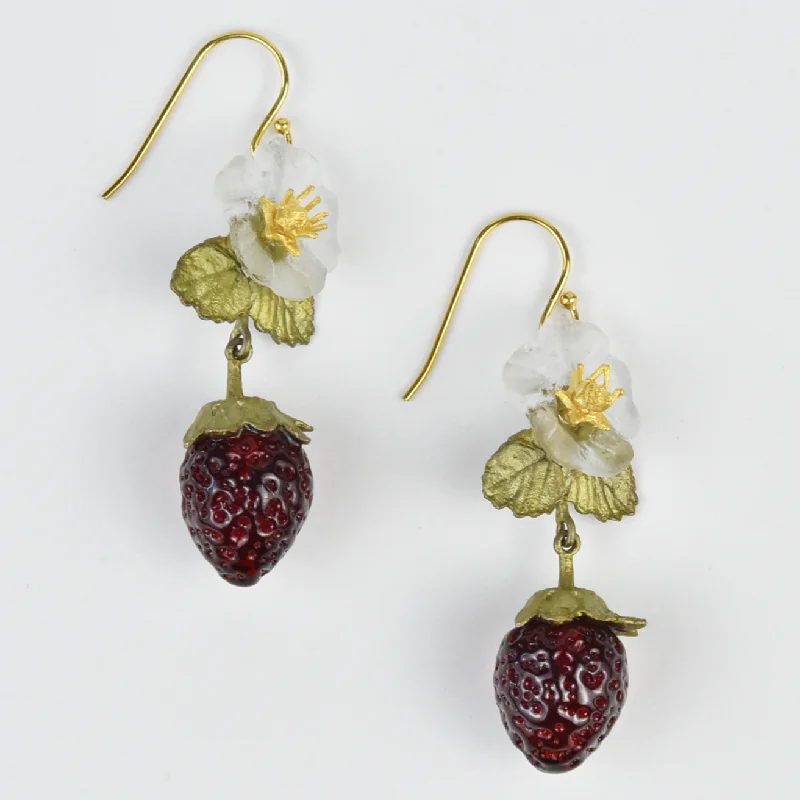 Strawberry Blossom Earrings