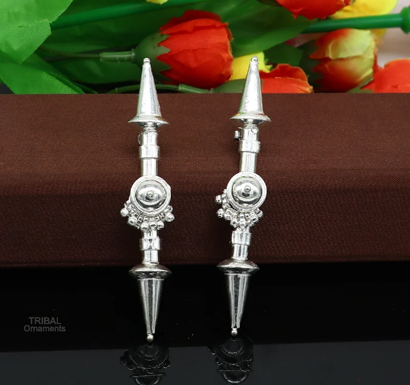 925 sterling silver handmade traditional stylish wedding brides stud earring best gifting customized ethnic style tribal jewelry s1007