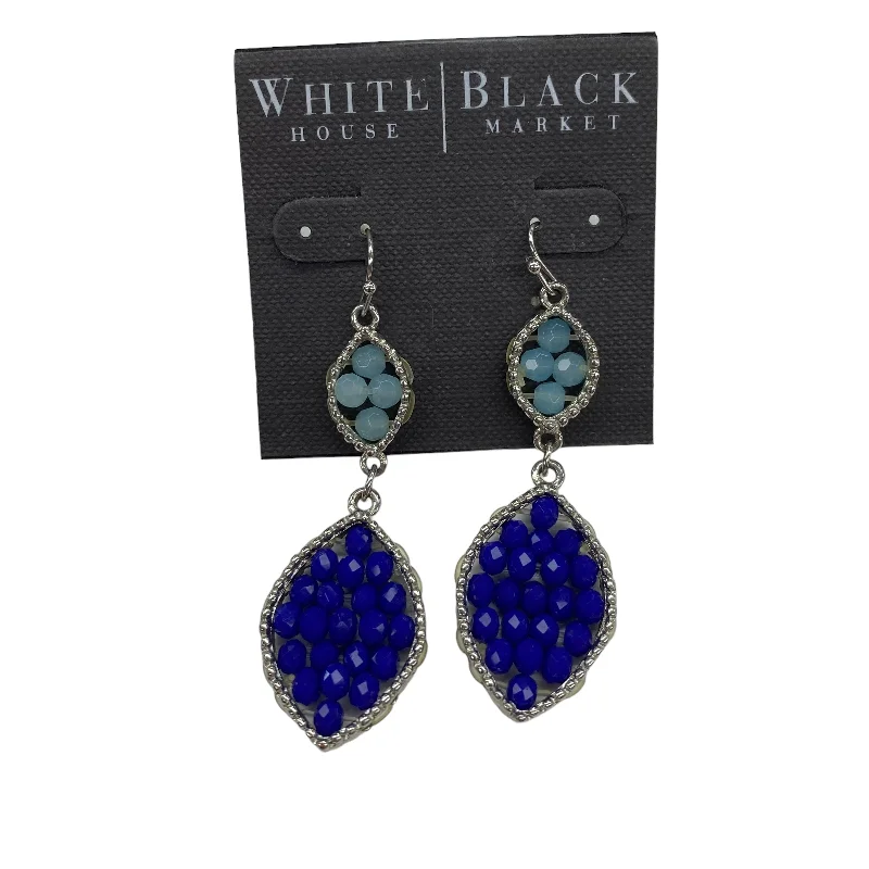 BLUE EARRINGS DANGLE/DROP by WHITE HOUSE BLACK MARKET