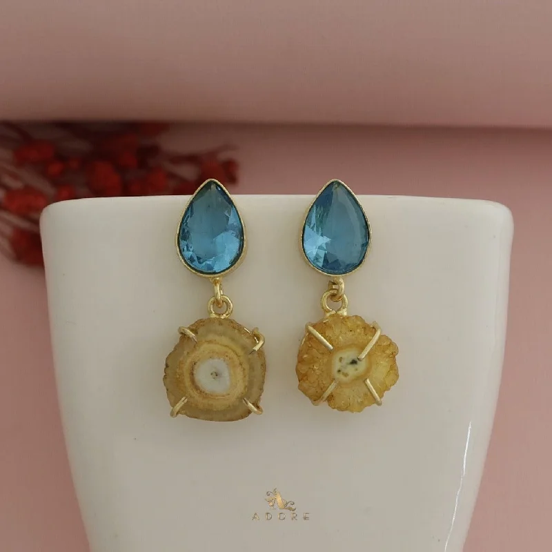 Sky Blue + Yellow Agate