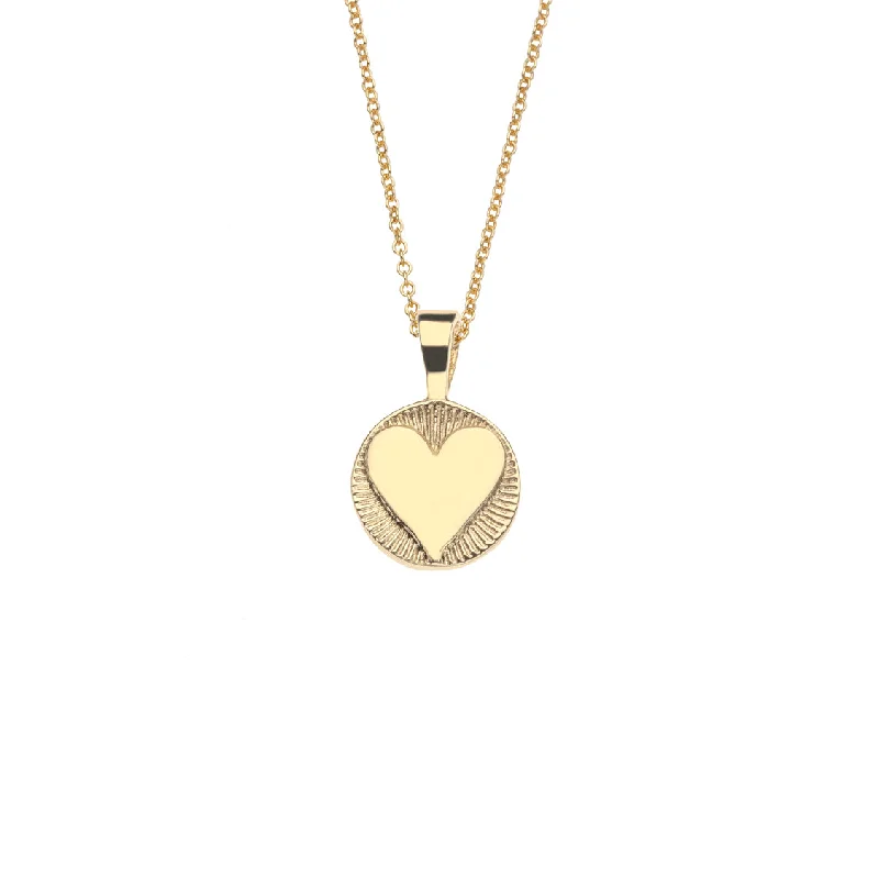 LOVE Baby Hearts Find Me Pendant 10k Gold