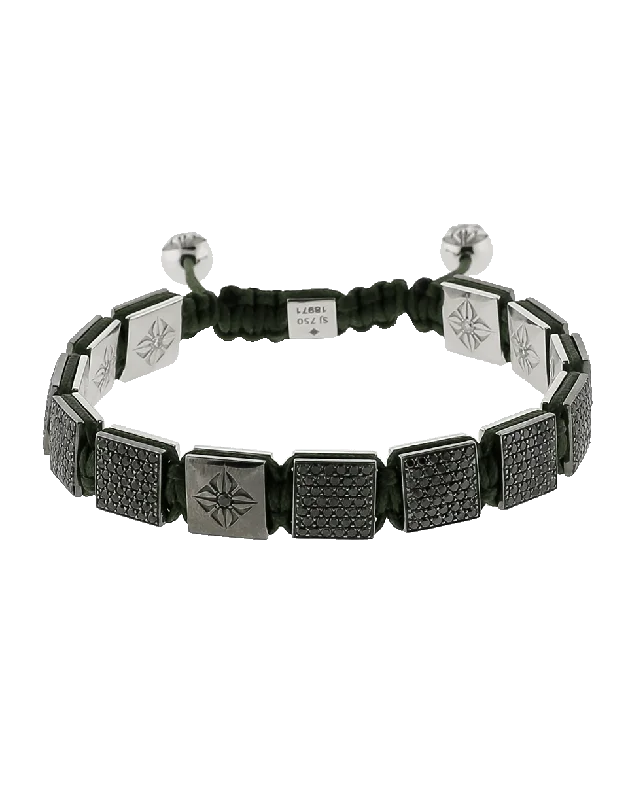 Black Diamond Lock Bracelet