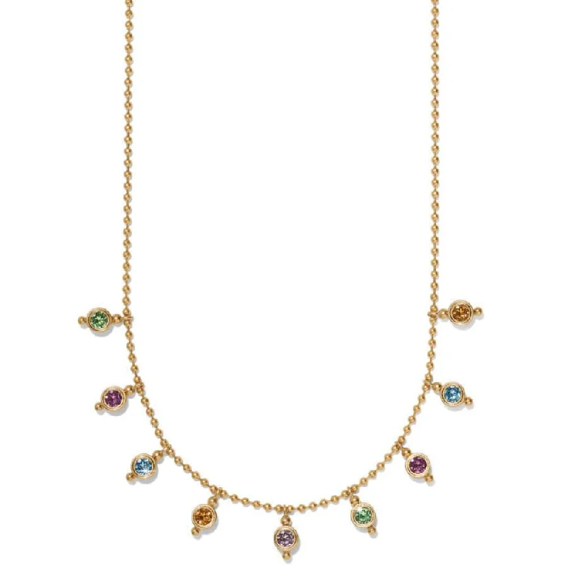 Brighton Twinkle Mod Droplet Reversible Necklace - Multi