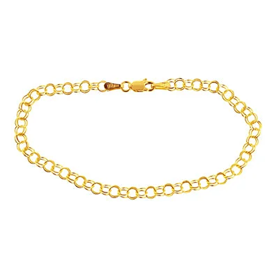 Charm Bracelet in 14kt Yellow Gold (7 inches)