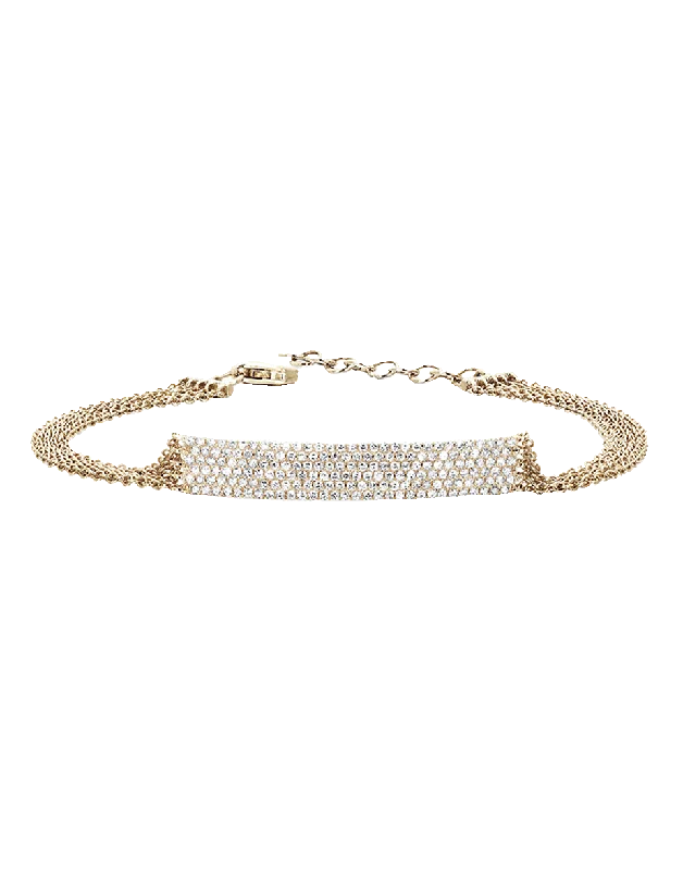 Diamond Jumbo Bar Bracelet