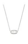 ELISA NECKLACE RHOD IVORY MOP-