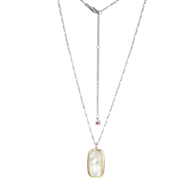 Elle "Allure" Mother of Pearl Pendant Necklace