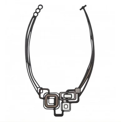 Pythagoras Necklace, Gray