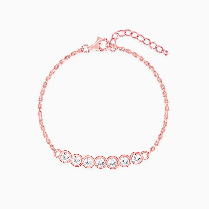 Rose Gold Bubble Bracelet