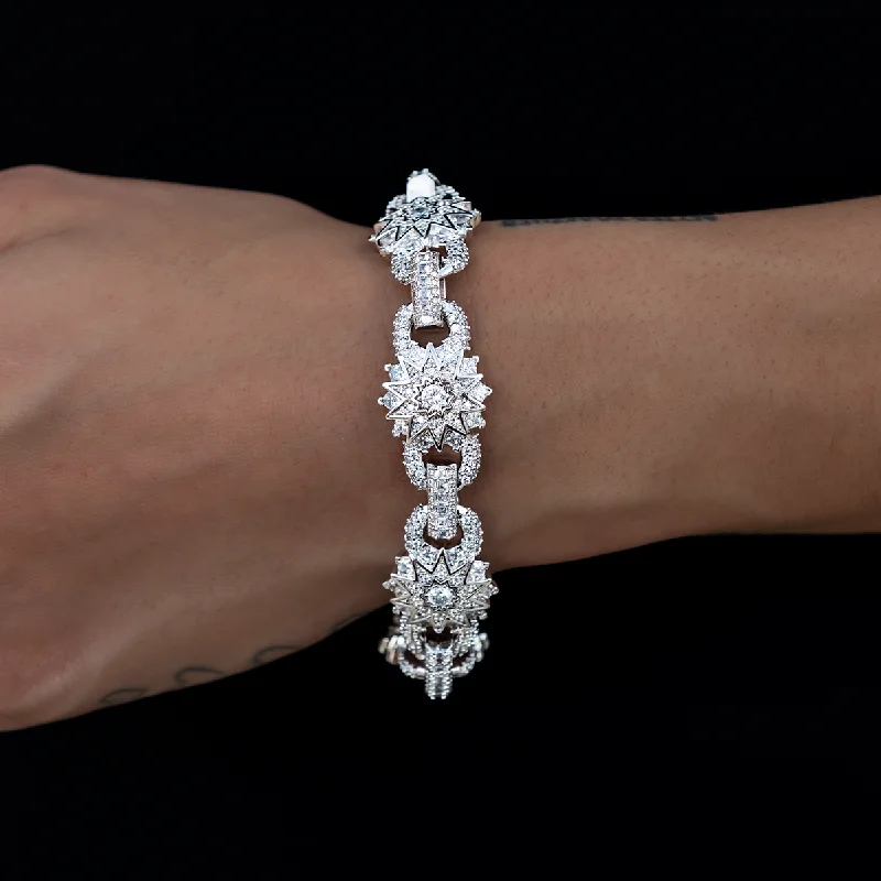 Star Mariner Bracelet in White Gold- 16mm