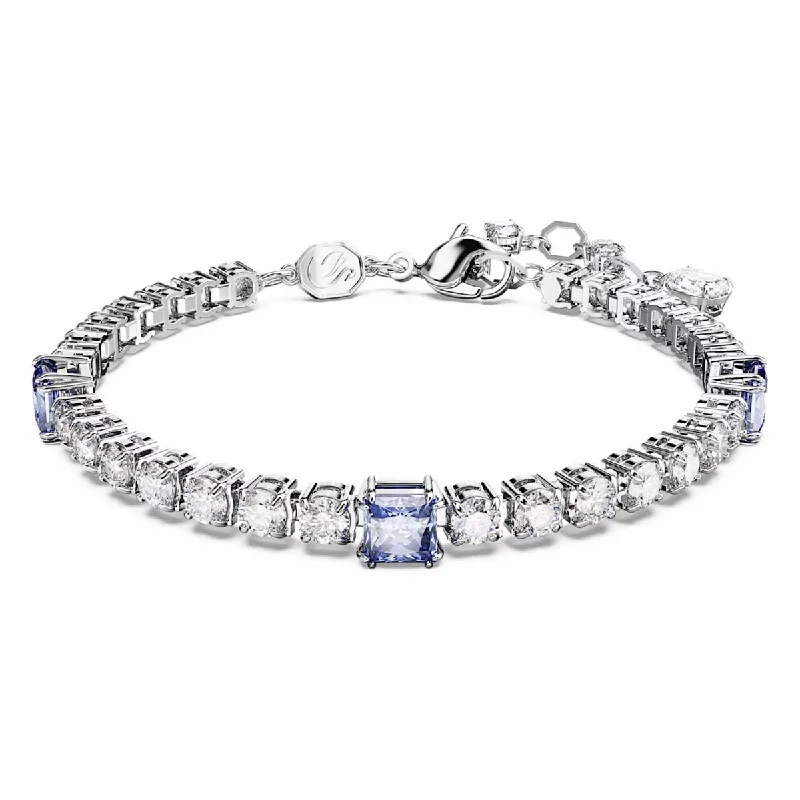 Swarovski Blue Matrix Tennis Bracelet