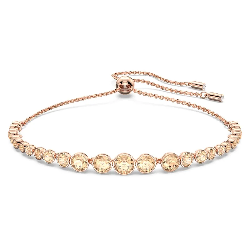 Swarovski Crystal Pink Emily Bolo Bracelet