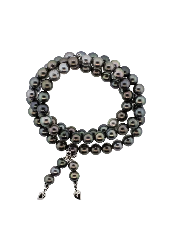 Tahitian Pearl India Wrap Bracelet